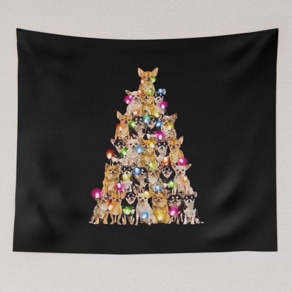 Item preview, Chihuahua Christmas Tree designed and sold by GypsyGarou.