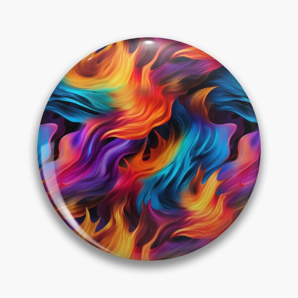 Item preview, Eternal Radiance: A Joyful Blaze of Colorful Flames designed and sold by NeavesPhoto.