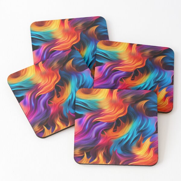 Item preview, Eternal Radiance: A Joyful Blaze of Colorful Flames designed and sold by NeavesPhoto.