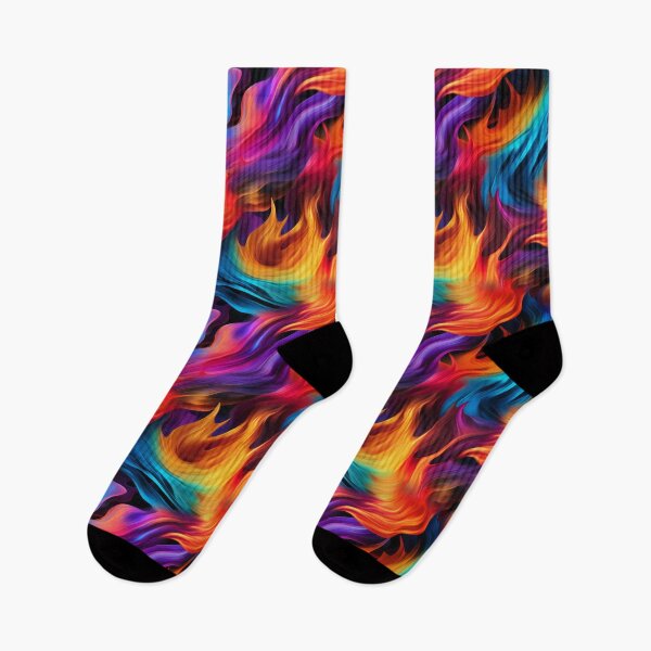 Item preview, Eternal Radiance: A Joyful Blaze of Colorful Flames designed and sold by NeavesPhoto.