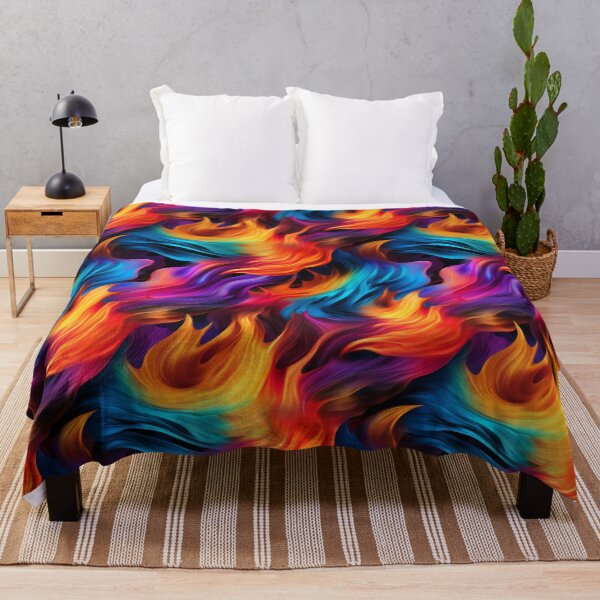 Item preview, Eternal Radiance: A Joyful Blaze of Colorful Flames designed and sold by NeavesPhoto.