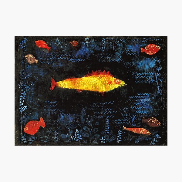 Item preview, HD. Golden fish, by Paul Klee. High definition designed and sold by MINDTHECHERRY.