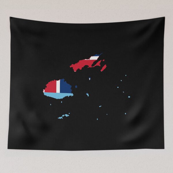 Item preview, Fiji Map designed and sold by feether-store.