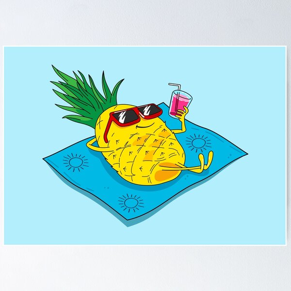 Item preview, piña en la playa designed and sold by DmitriM.