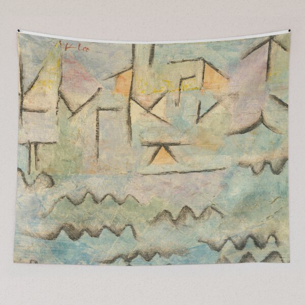 Item preview, HD. The Rhine at Duisburg, by Paul Klee designed and sold by MINDTHECHERRY.