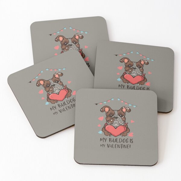 Item preview, Valentine T-shirt- My Bulldog is my Valentine designed and sold by Gadget80.