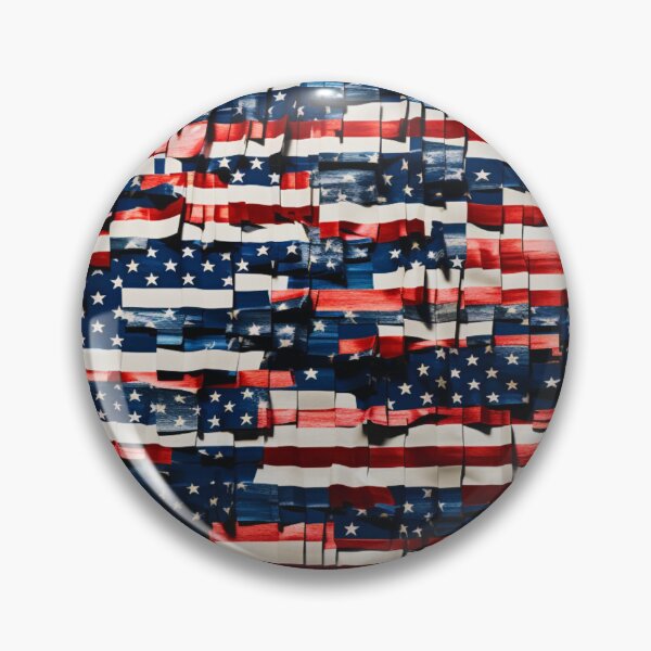Item preview, A pattern of different American flags designed and sold by LazyLifestyle.