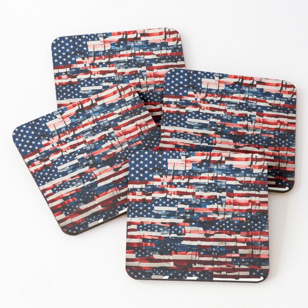 Item preview, A pattern of different American flags designed and sold by LazyLifestyle.