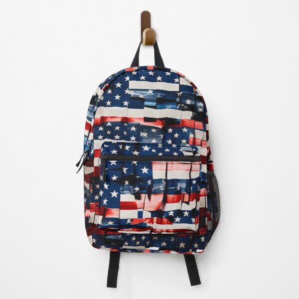 Item preview, A pattern of different American flags designed and sold by LazyLifestyle.