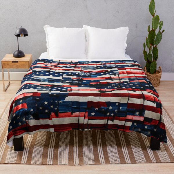 Item preview, A pattern of different American flags designed and sold by LazyLifestyle.
