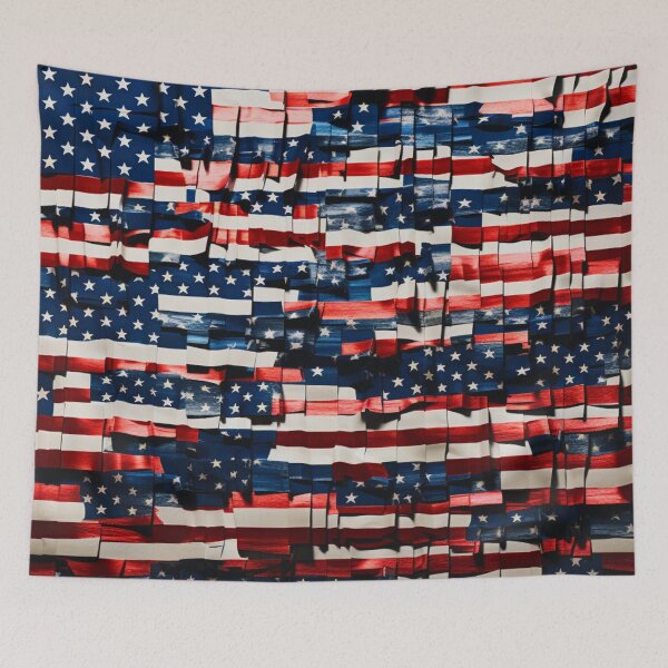 Item preview, A pattern of different American flags designed and sold by LazyLifestyle.