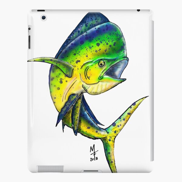 Mahi Mahi Watercolor Dolphin Fish Ipad Case Skin By Statepallets Redbubble