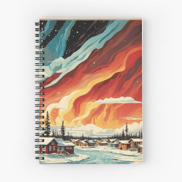 Item preview, Yellowknife Aurora Borealis Canada Vintage Poster Tourism designed and sold by TravelersGems.