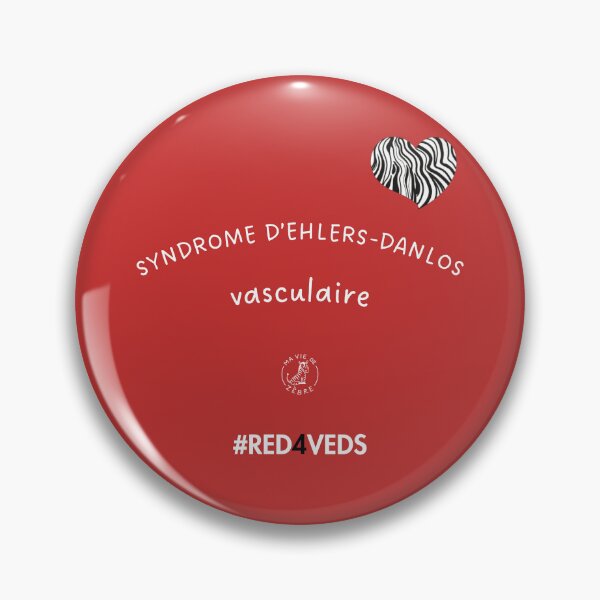 Item preview, #RED4VEDS Vascular Ehlers-Danlos syndrome designed and sold by maviedezebre.