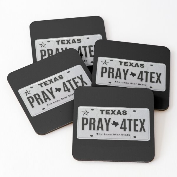 Item preview, PRAY 4TEX Texas Vanity Plate designed and sold by GFamilyC.