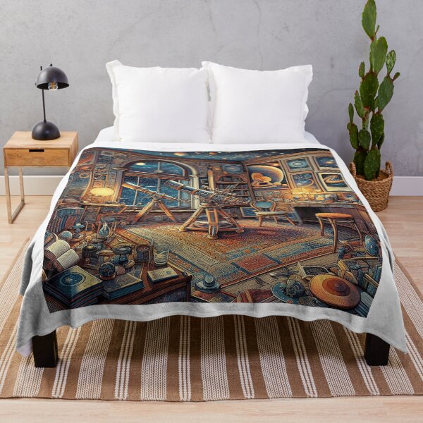 Item preview, Starry Nights: An Astronomer's Haven designed and sold by TextileTrove.