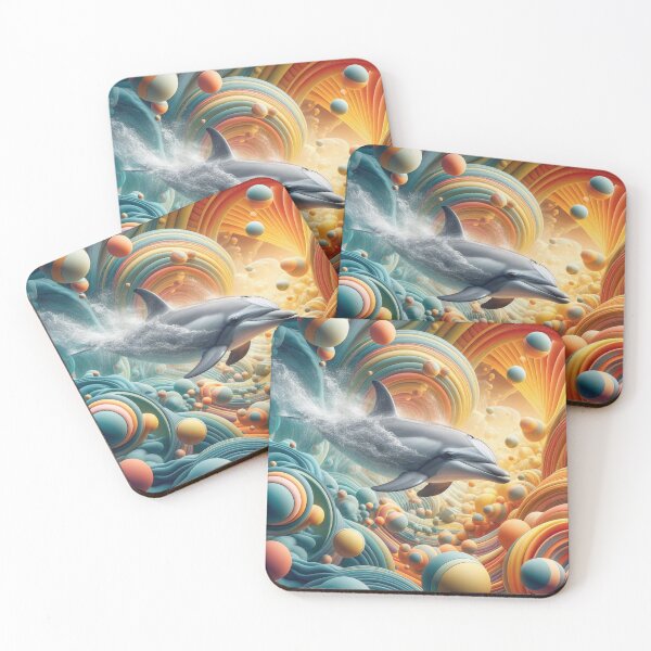 Item preview, DOLPHIN COLOR BURSTING THROUGH designed and sold by SCOTTYBOYART.