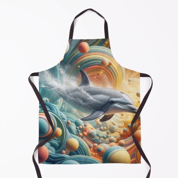 Item preview, DOLPHIN COLOR BURSTING THROUGH designed and sold by SCOTTYBOYART.