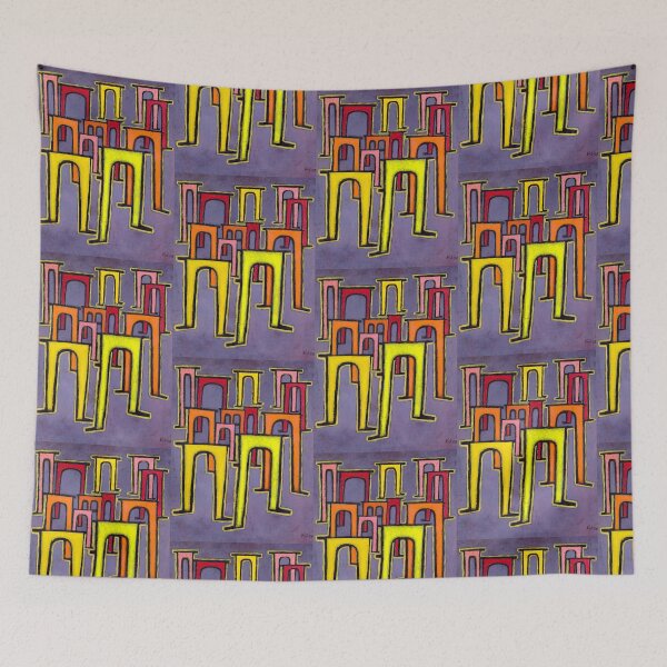 Item preview, HD. Revolution of the Viaduct, by Paul Klee designed and sold by MINDTHECHERRY.