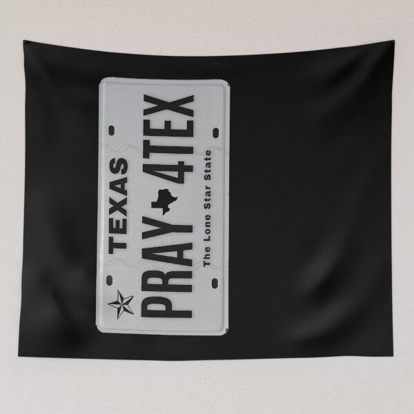 Item preview, PRAY 4TEX Texas Vanity Plate SW designed and sold by GFamilyC.
