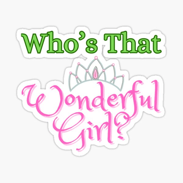 Item preview, Who's That Wonderful Girl? Nanalan Song designed and sold by NimuehArt.
