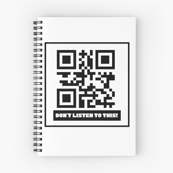 Item preview, QR code with the message: Always give up! designed and sold by simpleartpieces.