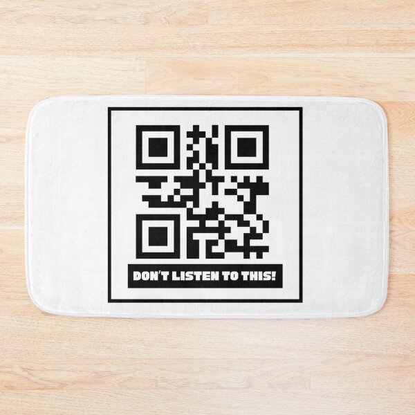 Item preview, QR code with the message: Always give up! designed and sold by simpleartpieces.