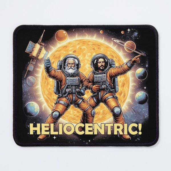 Item preview, Heliocentric! Sol Mates Copernicus and Galileo designed and sold by Spjutdotter.