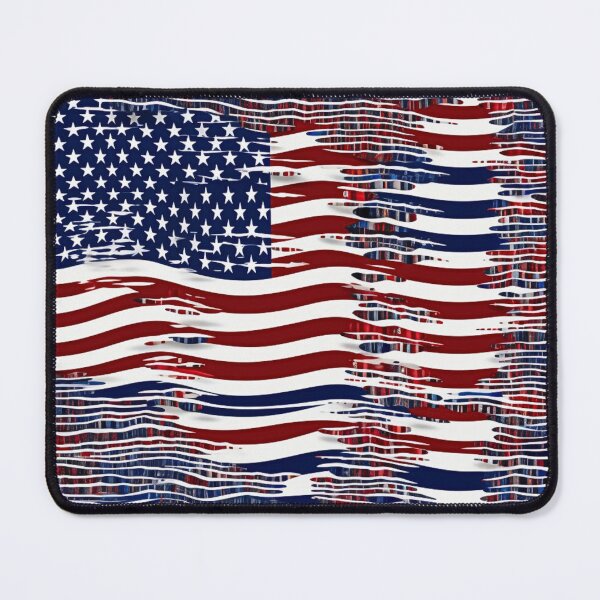 Item preview, A pattern of American flags designed and sold by LazyLifestyle.