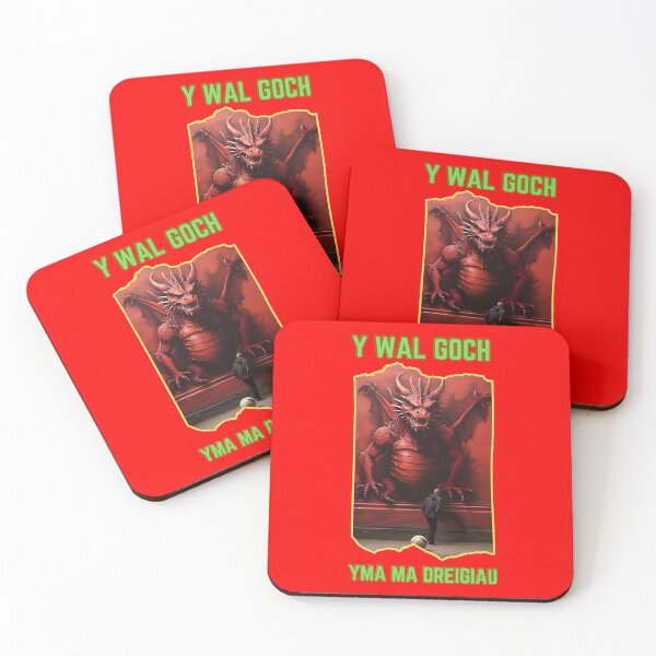 Item preview, HERE BE the DRAGONS-RED WALL designed and sold by aledfychan.