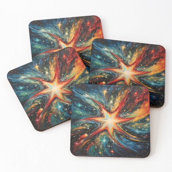 Item preview, Explore "Simplistic & Minimalistic Star Collision Art" designed and sold by ArtificialGenes.