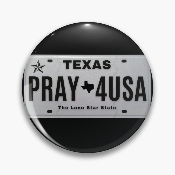 Item preview, PRAY 4USA Texas Vanity Plate designed and sold by GFamilyC.