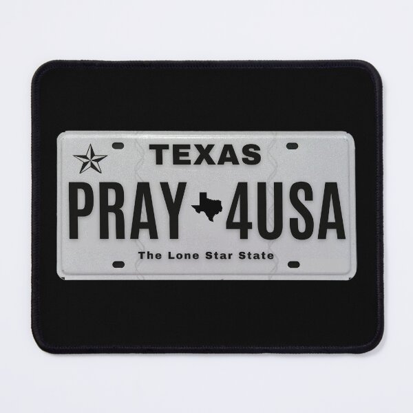 Item preview, PRAY 4USA Texas Vanity Plate designed and sold by GFamilyC.