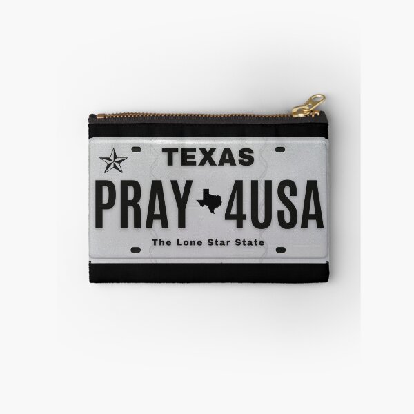 Item preview, PRAY 4USA Texas Vanity Plate designed and sold by GFamilyC.