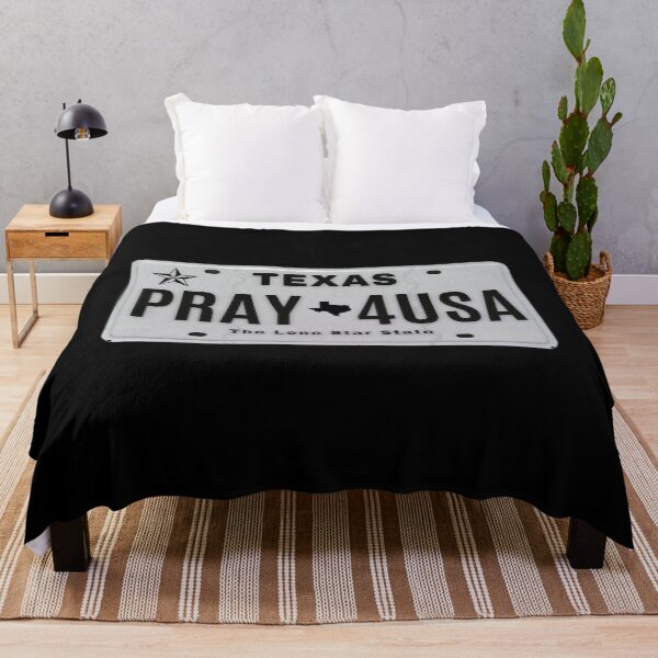 Item preview, PRAY 4USA Texas Vanity Plate designed and sold by GFamilyC.