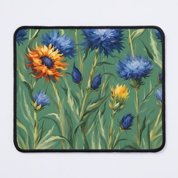 Item preview, Cornflower meadow seamless pattern designed and sold by Wisnak SHOP.