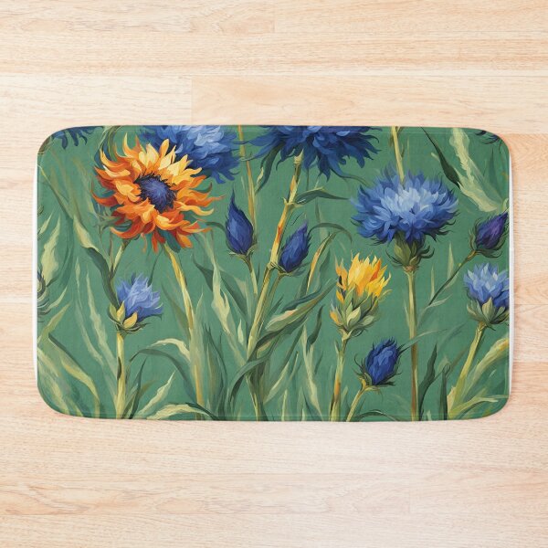 Item preview, Cornflower meadow seamless pattern designed and sold by Wisnak SHOP.