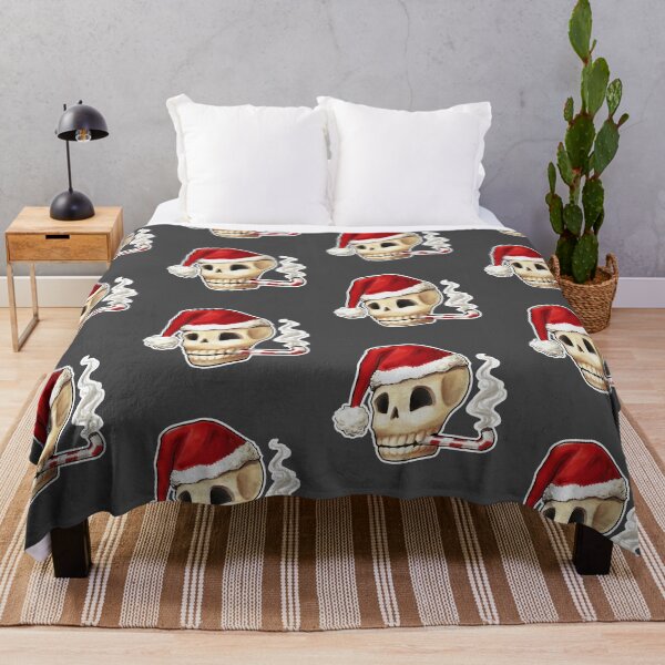 Item preview, Christmas skull / Santa skull designed and sold by CleyVonSlay.