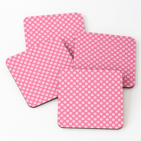 Item preview, Pink Candy Bubblegum Cushion Shape Rounded Square Polka Dot Cheerful Girly Soft Pattern designed and sold by PenguinForests.