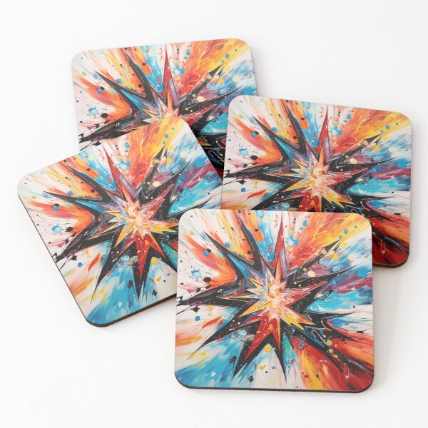 Item preview, Explore "Simplistic & Minimalistic Star Collision Art" designed and sold by ArtificialGenes.