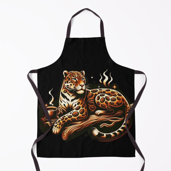 Item preview, Espresso Elegance Java Jaguar Lounge Art designed and sold by ElLocoMus.