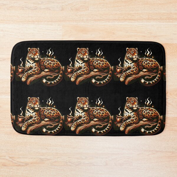 Item preview, Espresso Elegance Java Jaguar Lounge Art designed and sold by ElLocoMus.
