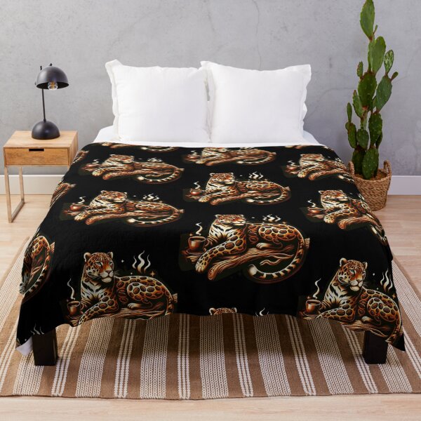 Item preview, Espresso Elegance Java Jaguar Lounge Art designed and sold by ElLocoMus.