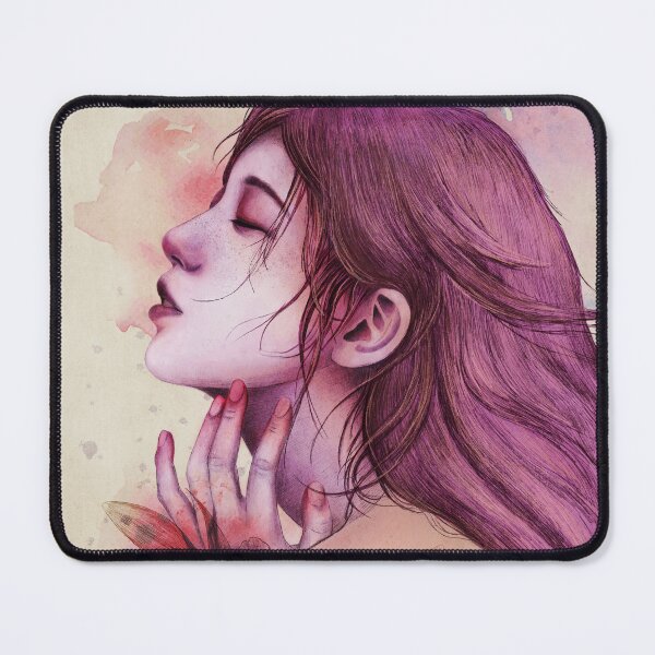 Item preview, Pink girl portrait designed and sold by AngeMNunez.