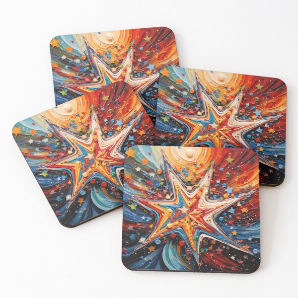 Item preview, Explore "Simplistic & Minimalistic Star Collision Art" designed and sold by ArtificialGenes.