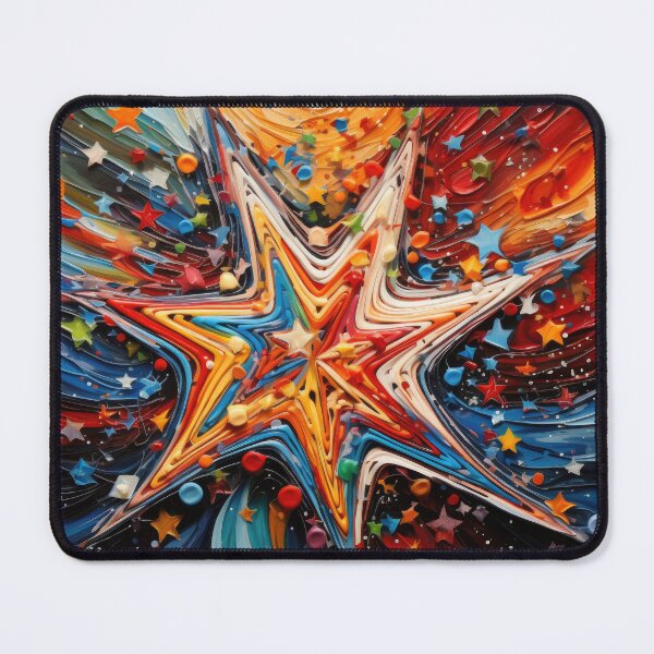 Item preview, Explore "Simplistic & Minimalistic Star Collision Art" designed and sold by ArtificialGenes.
