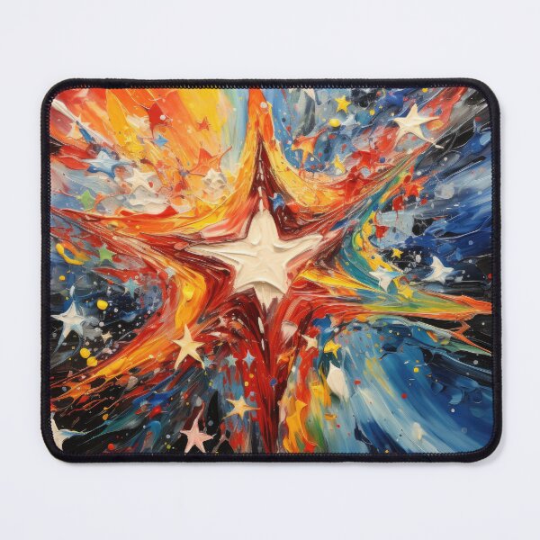Item preview, Explore "Simplistic & Minimalistic Star Collision Art" designed and sold by ArtificialGenes.