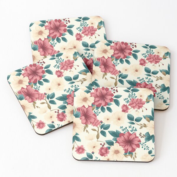 Item preview, Blooms of Joy: A Floral Symphony on Pink and White Canvas designed and sold by NeavesPhoto.
