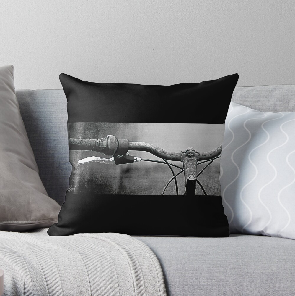 Braking Left Throw Pillow
