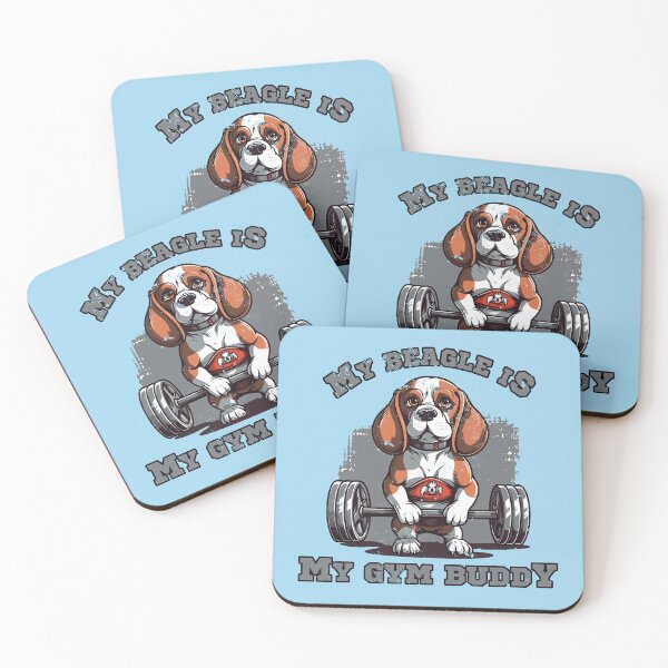 Item preview, Beagle Gym Buddy - Perfect for Active Dog Owners designed and sold by brindled.